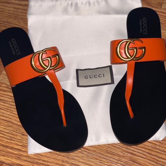 Gucci gg thong sandals - Picture 1 of 5